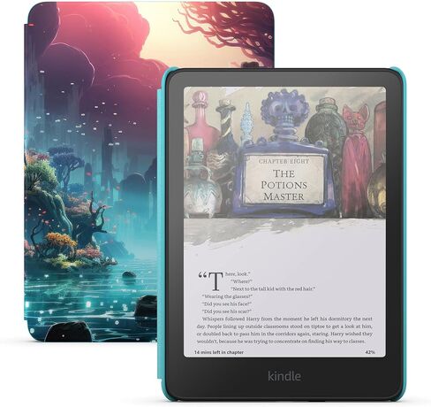 Amazon Kindle Colorsoft Kids (16 GB) – First Kindle for kids in color, with cover - Fantasy River in Saudi Arabia