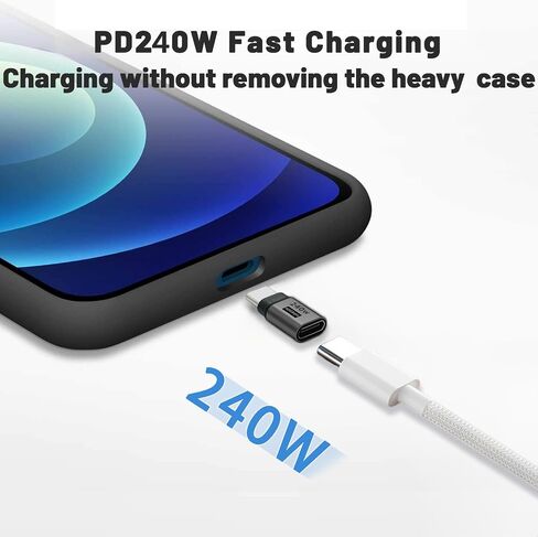 4Pack usb c extender Supports Up to 40Gbps Data Transfer and 240W Fast Charging , Usbc to Usbc adapter,usb c extension Compatible with Thunderbolt 4/3 Supports 4K@240Hz Video for USB-C Devices in Saudi Arabia