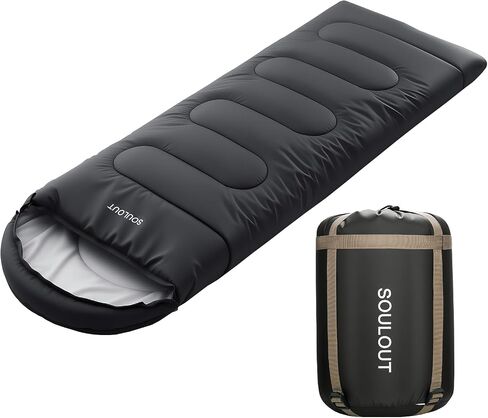3-4 Season Portable Waterproof Envelope Sleeping Bag for Adults & Kids - For Traveling, Camping, Hiking in Saudi Arabia
