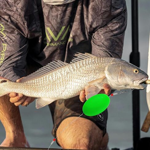 6 Pack Pompano Rigs for Surf Fishing, Fish Finder Rig with Float 20.5" Fishing Rigs Saltwater 90LB Surf Tackle for Flounder Perch Catfish Shark Bluefish Stripers 5/0 in Saudi Arabia
