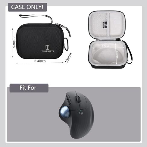 Tourmate Hard Travel Case for Logitech Ergo M570 M575 / Nulea Wireless Trackball Mouse (Case Only) in Saudi Arabia