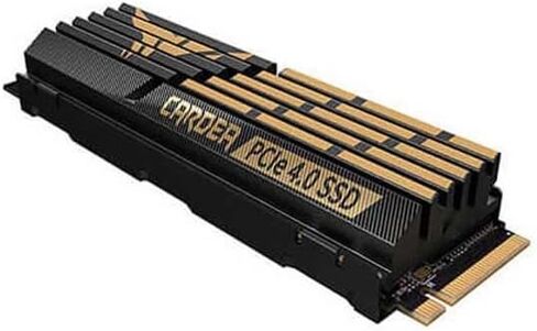 TEAMGROUP T-Force G70 PRO مبدد حرارة ألومنيوم 1 تيرابايت DRAM SLC Cache 3D TLC NAND NVMe InnoGrit PCIe Gen4x4 M.2 2280 SSD داخلي للألعاب يعمل مع PS5 للقراءة/الكتابة 7400/5500 ميجابايت/ثانية TM8FFH001T0C128 in Kuwait