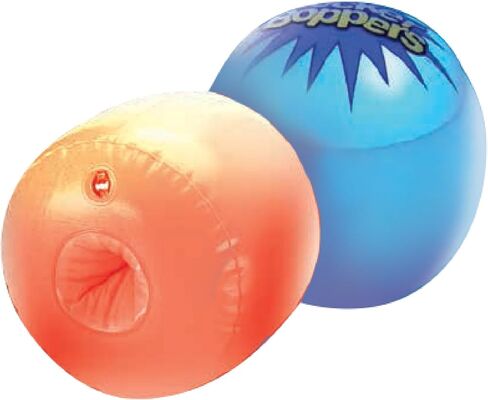 Socker Boppers Inflatable Boxing Pillows - 2 Pairs of Clear Boppers, Box and Bop, Durable Vinyl, Active Outlet That aids in Agility, Balance and Coordination, Safe Fun Indoor or Out, Great Gift in Kuwait
