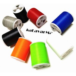 (8pcs*240yd) Kalavarma 240 Yards/Spool 220M Metallic Wrapping Thread for Fishing Rod Guide 8 Colors in Kuwait