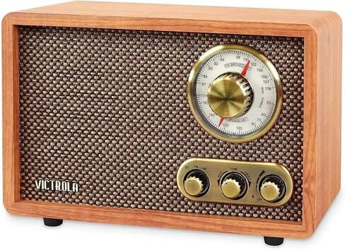 Victrola Willow - Retro Wood Bluetooth Radio, AM/FM - Walnut in Kuwait