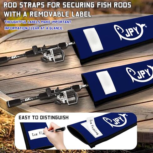 JPY 2 Pcs Neoprene Fishing Rod Sleeve Protective Rod Covers for Fishing Poles Hook-Resistant Rod Storage Case Fits Spinning Casting Trolling Rods in Saudi Arabia