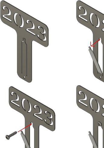 2023 2022 Year Metal European Mount Deer Skull Hanger Bracket Hook (2022) in Kuwait