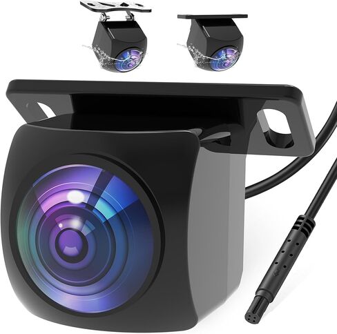 AHD 1080P Backup Camera for Car,170 Degree Wide Angle Rearview Reversing License Plate IP69K Waterproof Camera,Clear Night Vision Reverse Rear View Camera for Car Vehicle SUV RV in Saudi Arabia