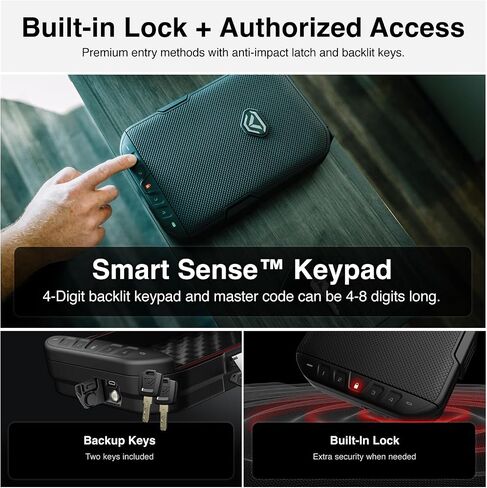 VAULTEK LifePod 10 Secure Weatherproof Lockable Travel Case (2-Piece Pluck Foam) in Kuwait