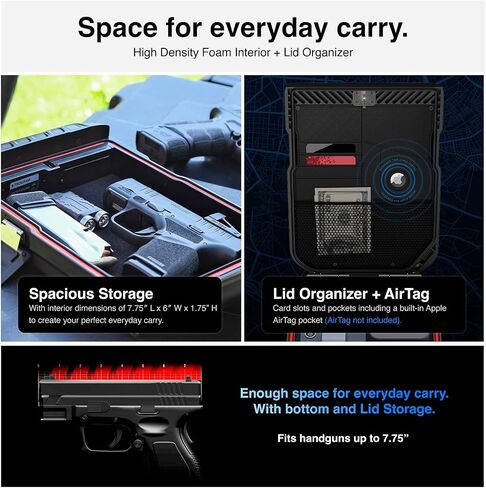 VAULTEK LifePod 10 Secure Weatherproof Lockable Travel Case (2-Piece Pluck Foam) in Kuwait