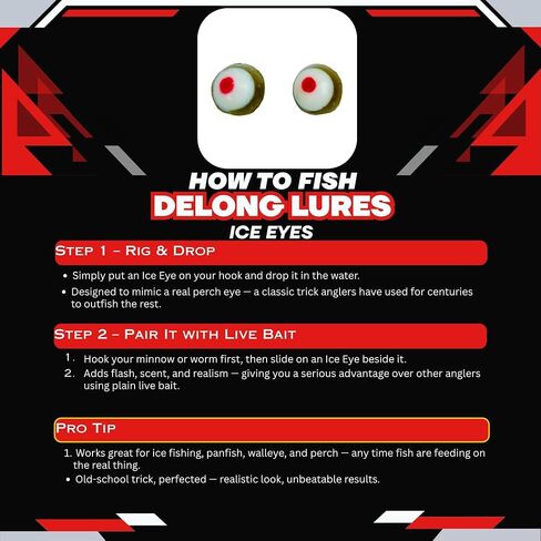DELONG LURES - Insect Fishing Lures Bug Lures Soft Plastic Fishing Lures for Panfish, Fishing Lures for Bluegill and Ice Fishing Lures in Kuwait