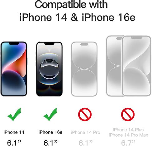 JETech Screen Protector Compatible with iPhone 13 and iPhone 13 Pro 6.1-Inch, Tempered Glass Film, 3-Pack in Saudi Arabia