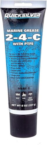 Quicksilver / Mercury 2-4-C زيت تشحيم بحري / شحم مع تفلون 8 أونصة in Saudi Arabia