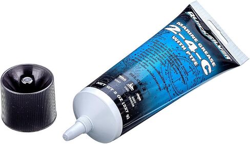 Quicksilver / Mercury 2-4-C زيت تشحيم بحري / شحم مع تفلون 8 أونصة in Saudi Arabia