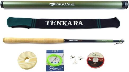 DRAGONtail Tenkara Hellbender Zoom 13' / 11.3' صنارة صيد السمك Tenkara Fly in Kuwait