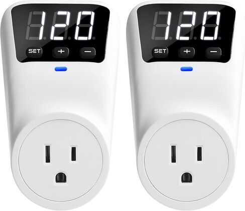 Surge Protector 3-Otlet Power Strip W/Advanced Voltage Protection ، 80V-140V Power Risprowors for Revrigerator ، TV ، Computer | شاشة LED مراقبة الجهد Fireproof UL94V-1 in Saudi Arabia