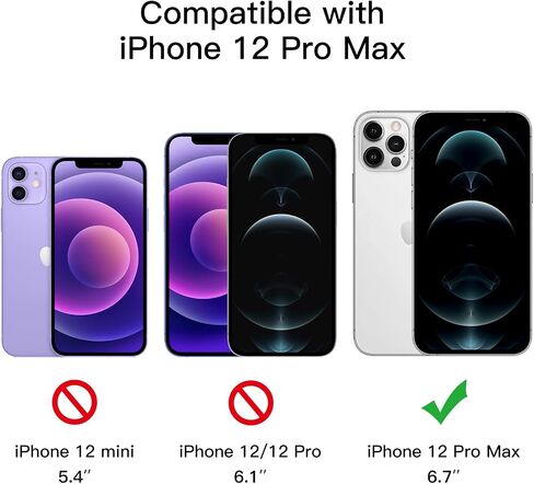 JETech Privacy Full Coverage Screen Protector for iPhone 13 Pro Max 6.7-Inch, Anti-Spy Tempered Glass Film, Edge to Edge Protection Case-Friendly, 2-Pack in Kuwait