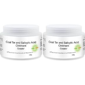 Salvia Psoriasis Coal Tar Salicylic Acid 100gm (3.52 oz) Relieves Dry, Itchy Skin in Saudi Arabia