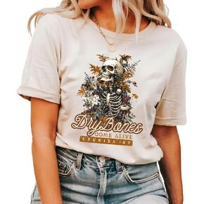 Dry Bones Come Alive Christian T-Shirt – Bible Verse Graphic Tee for Women, Faith Inspirational Shirt, Ezekiel 37 Scripture Apparel in Kuwait