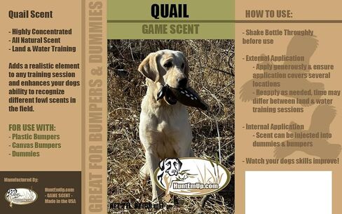HuntEmUp Ultimate Waterfowl Dog Training Scent - Waterfowl Scent for Dog Training Duck Goose Dog Training Scent in Kuwait