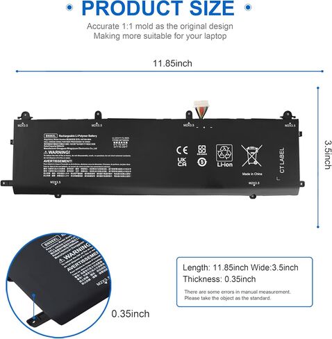 NP03XL 761230-005 Battery for Laptop HP Envy X360 15 15-U011DX 15-U010DX 15-U111DX 15-U483CL 15-U493CL 15-U110DX 15-U110DX, Pavilion X360 13-A010DX 13-A013CL 13-A110DX 13-A012DX, 760944-421 HSTNN-LB6L in Saudi Arabia