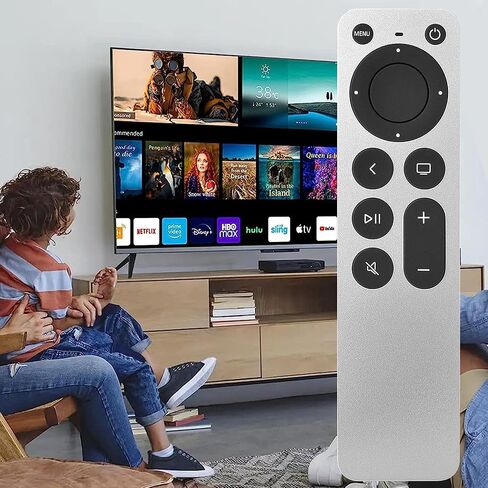 New Replacement Apple TV Remote Control fit for Apple 1 2 3 A1427 A1469 A1378 A1294 MD199LL/A MC572LL/A MC377LL/A MM4T2AM/A MM4T2ZM/A TV (Made from Plastic not Original) in Saudi Arabia