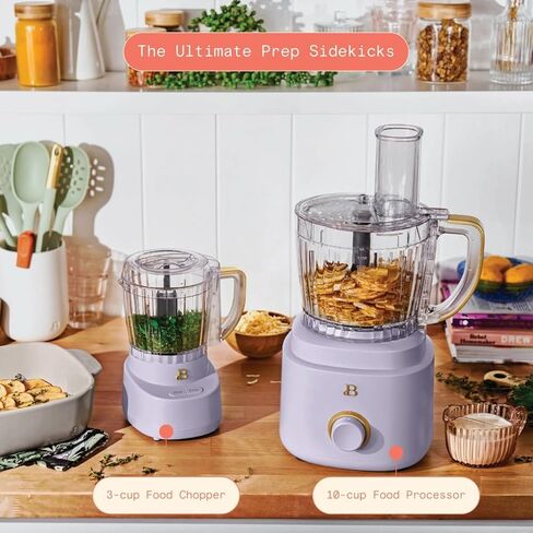 مروحية طعام جميلة من 3 كوب من كوب ، معالج صغير كهربائي مع وعاء زجاجي ، شفرة خالية من الفولاذ المقاوم للصدأ ، آمن غسالة الصحون ، جهاز المطبخ المدمج لللمس بقوة 250 واط (الجليد الأبيض) in Kuwait