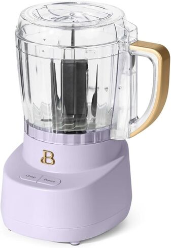 مروحية طعام جميلة من 3 كوب من كوب ، معالج صغير كهربائي مع وعاء زجاجي ، شفرة خالية من الفولاذ المقاوم للصدأ ، آمن غسالة الصحون ، جهاز المطبخ المدمج لللمس بقوة 250 واط (الجليد الأبيض) in Kuwait