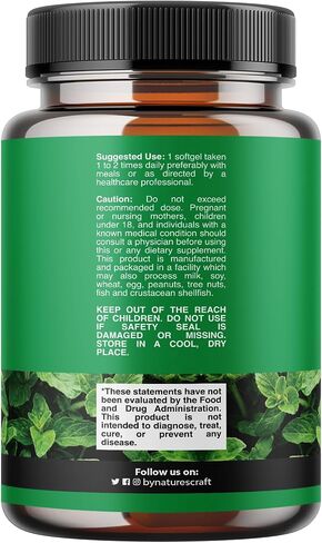 Pure Wild Oregano Oil Softgels - Oil of Oregano Softgels for Immune Support Heart Health and Upset Stomach - Soluble Fiber Antioxidant Supplement Softgels for Bone Health and Daily Energy Boost in Saudi Arabia