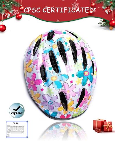 Girl Helmet for Bike,Kids Bike Pink Helmet for Girls Approximately Ages 3-10 Years Adjuastable and Multi-Sport, from Toddler to Kids CPSC Certicated in Saudi Arabia