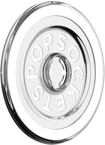 PopSockets MagSafe Grip Base – Works with Swappable PopSockets Tops (Top Sold Separately), Magnetic Base, for iPhone MagSafe Cases & Phones - Black in Saudi Arabia