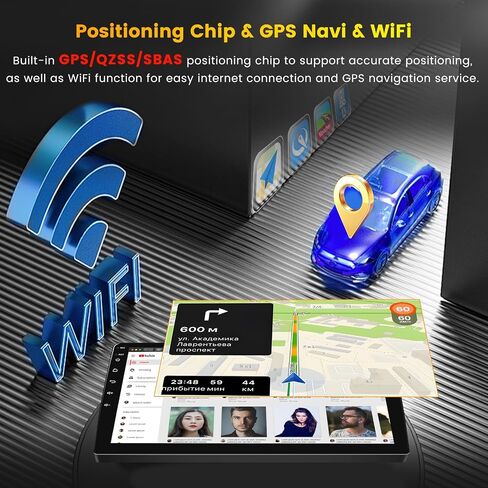 Stereo 5G WiFi Car Stereo [8-Core 6+128G] Hikity Android 15 Stereo لـ Jeep Wrangler 2011 2012 2013 ، 10.1 " in Saudi Arabia