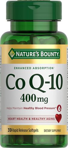 نيتشورز باونتي كبسولات جيلاتينية كارديو Q10 Co Q-10 (400 ملغم/39 لكل قطعة) in Saudi Arabia