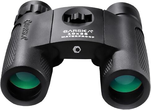 منظار Barska AB11844 Blackhawk 10x25 المقاوم للماء للطيور وركوب القوارب والأحداث والمشي لمسافات طويلة والصيد وما إلى ذلك in Saudi Arabia