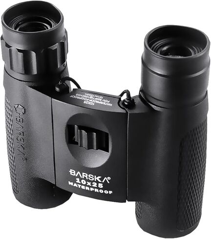 منظار Barska AB11844 Blackhawk 10x25 المقاوم للماء للطيور وركوب القوارب والأحداث والمشي لمسافات طويلة والصيد وما إلى ذلك in Saudi Arabia