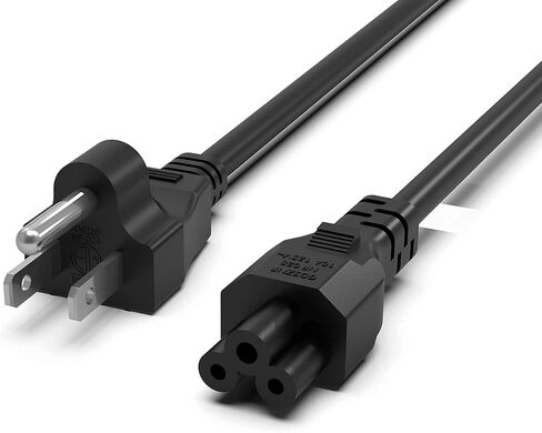 AC 3 Prong Laptop Power Cable Cord for LG TV, Asus Lenovo Dell HP Acer MSI Razer Toshiba Sony Samsung Adapter Notebook Computer Charger Replacement - ETL Listed Cable in Saudi Arabia
