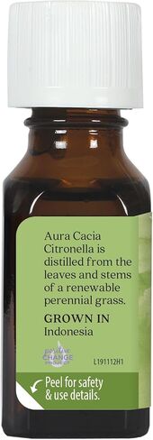 Aura Cacia Pure Citronella Java Essential Oil | 0.5 fl. oz. | Cymbopogon winterianus in Saudi Arabia
