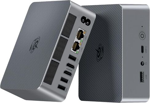 كمبيوتر صغير Beelink SER5، AMD Ryzen 7 5700U(8C/16T، حتى 4.3 جيجاهرتز)، كمبيوتر صغير 16 جيجابايت DDR4 RAM 500 جيجابايت M.2 SSD Graphics 8 core 1900 ميجاهرتز Wifi6/BT5.2/HDMI+DP+Type-C، الدعم عرض ثلاث شاشات in Kuwait