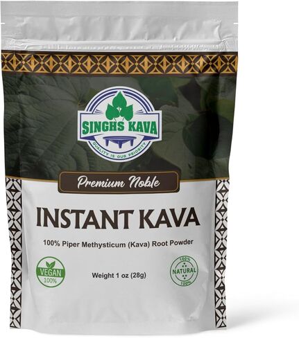 SINGHS Micronized Instant Kava Powder-Fijian Kava (4oz), 4 Ounce (Pack of 1) in Saudi Arabia