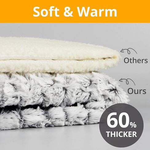 سرير للقطط ذاتي الاحترار، وسادة تدفئة فائقة النعومة للقطط والكلاب والحيوانات الأليفة مقاس 60.96 سم × 45.72 سم للأماكن الداخلية والخارجية، بطانية حرارية مقاومة للانزلاق للقطط in Kuwait