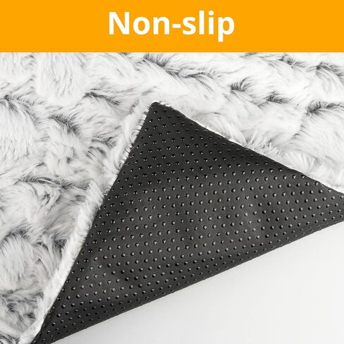 سرير للقطط ذاتي الاحترار، وسادة تدفئة فائقة النعومة للقطط والكلاب والحيوانات الأليفة مقاس 60.96 سم × 45.72 سم للأماكن الداخلية والخارجية، بطانية حرارية مقاومة للانزلاق للقطط in Kuwait