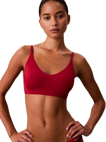 Calvin Klein Invisibles Comfort Light Lined Triangle Bra Dapple Gray MD (Women's 8-10) in Saudi Arabia