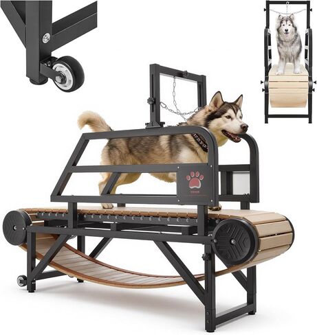 vevor dog treachill للكلاب الكبيرة/المتوسطة مع الفرامل ، و slatmill للكلاب مع 3 سلالم قابلة للتعديل ، و pacer doggy cage ، ومطحنة الشرائح للكلاب لإطلاق الفرح ، والحفاظ على النشاط والملاءمة ، حتى 330 رطل الوزن in Kuwait