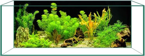 Aquarium Background & Fish Tank Background – Ultra HD Static Cling, No Tape, No Residue, Vibrant Underwater Scenery for Stunning Aquarium Decorations, Blue Ocean Theme 11.8 X 23.6 Inches in Kuwait
