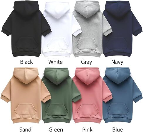 Personalized Name Dog Hoodie, Embroidered Hoodies Pet Name, Custom Puppy Sweater Warm Winter Outfit for Dogs, Unique Pet Birthday Gift Memorial Sweatshirt for Dog Lovers in Kuwait