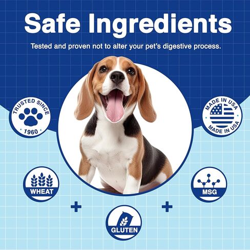 For-Bid Stool Eating Deterrent for Dogs & Cats – Vet-Recommended Coprophagia Deterrent for Dogs for 50+ Years – Effective, Pet Safe, Helps Reduce Odors & Won't Alter Food Taste – Made in The USA in Saudi Arabia