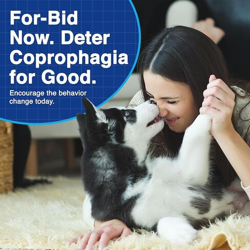 For-Bid Stool Eating Deterrent for Dogs & Cats – Vet-Recommended Coprophagia Deterrent for Dogs for 50+ Years – Effective, Pet Safe, Helps Reduce Odors & Won't Alter Food Taste – Made in The USA in Saudi Arabia