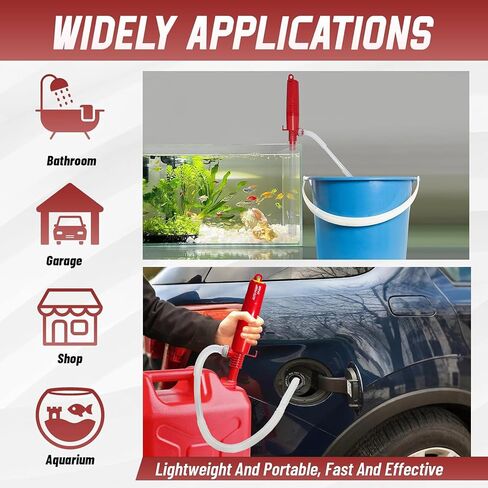 Battery Operated Liquid Transfer Pump - Electric Water Fuel Transfer Pump for Gasoline Diesel Oil, 2.4Gallons per Min, Battery Power Siphon Pump in Saudi Arabia