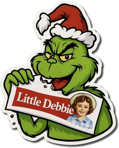 Funny Christmas waterproof sticker in Saudi Arabia