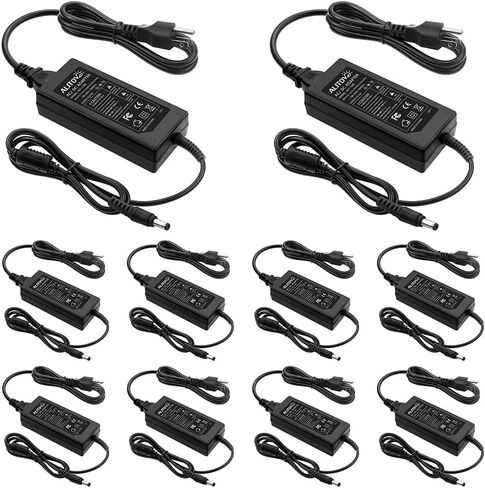 ALITOVE 12V إمدادات الطاقة 6A 72W AC إلى DC محول 100 ~ 240V AC إلى DC 12 فولت 6 أمبير محول 12 vdc 6A 5.8A 5.5A 5.2A محول 5.5mmx 2.5mm 2.1mm التوصيل لشريط LED ضوء CCTV كاميرا DC مضخة مروحة in Kuwait